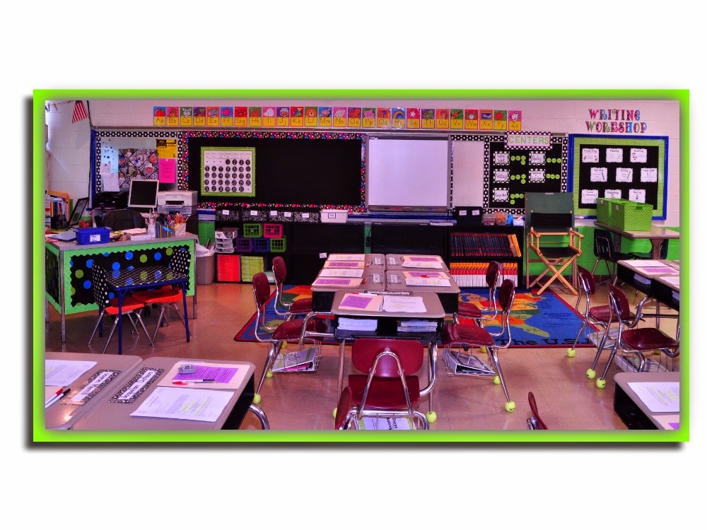 Second Grade ZING!: An Apple A Day Linky Party - Classroom Decor