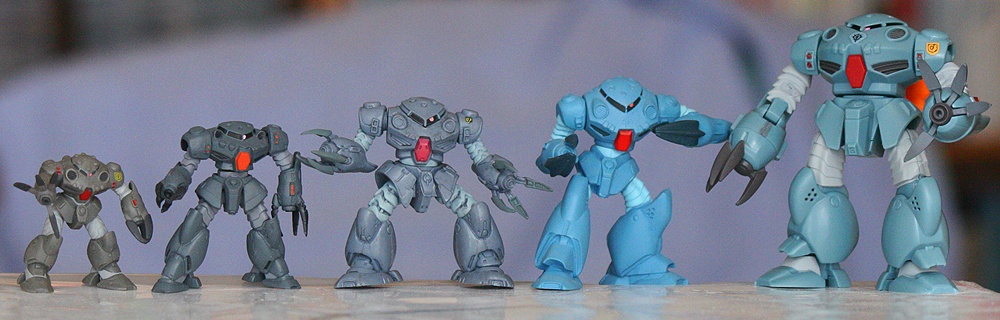 Figurine Gashapon BANDAI Gundam MS Selection 7 - MSM-07E Z'Gok Experiment - Vintage