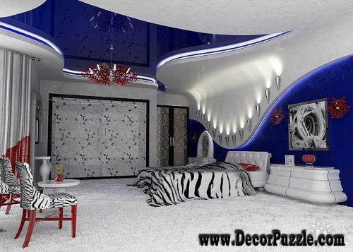 stretch ceiling, stretch ceilings, pvc ceiling, blue stretch ceiling for bedroom