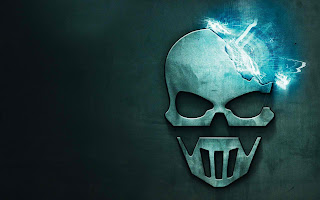 Tom Clancy's Hhost Recon Skull Logo HD Desktop Wallpaper