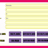 Aplikasi Pembuatan Soal Dan Kunci Balasan Format Excel Terbaru