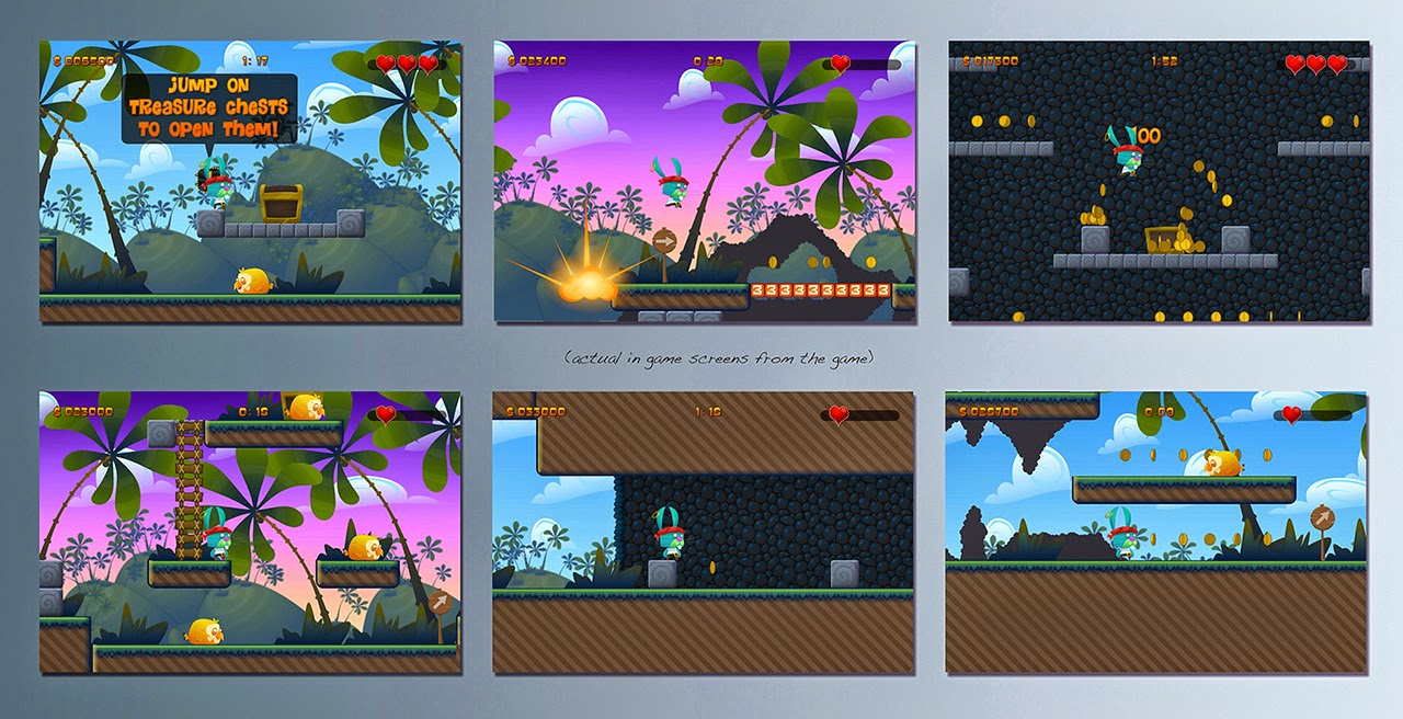 Plunder Bunny | Flash Game Character Mockups