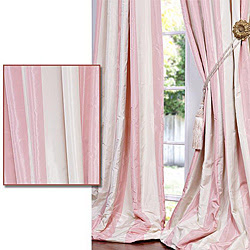 Pink And Cream Striped Curtains Black and Gold Striped Curtains