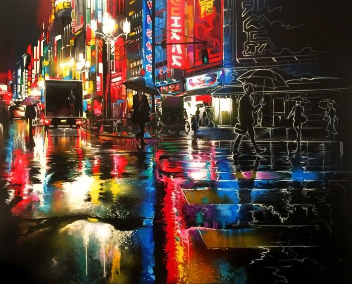 Городские пейзажи. Dan Kitchener Городские пейзажи. Dan Kitchener