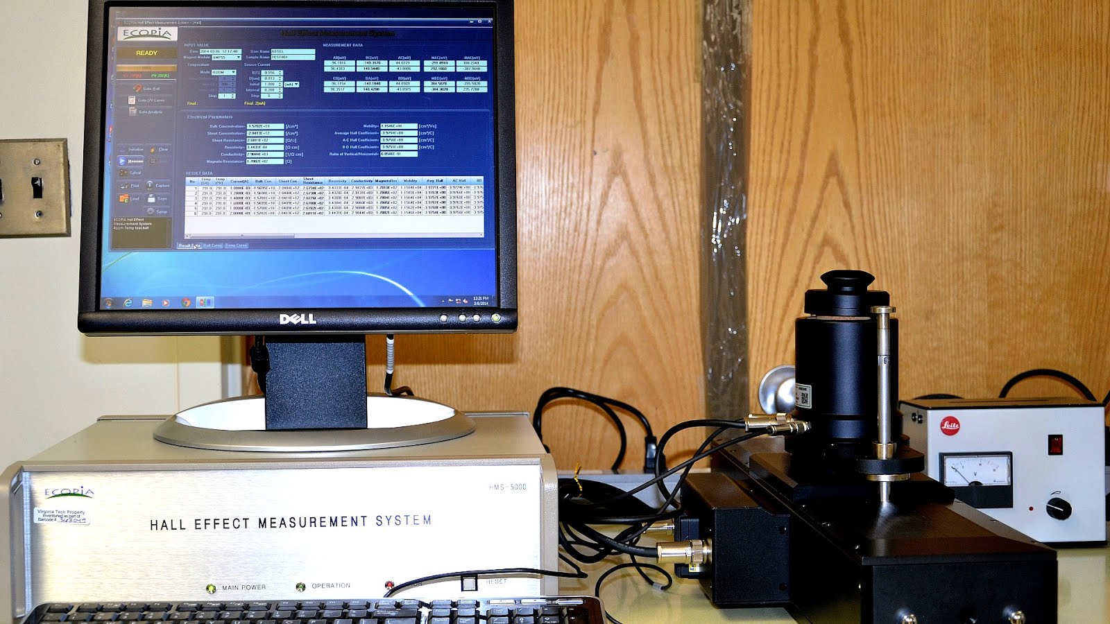 Hall Effect Measurement System Effect Choices