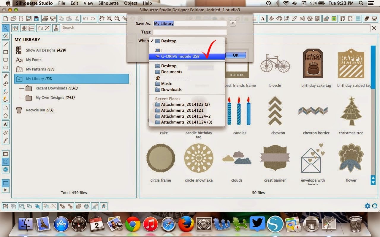 Mint Studio Library How to Upload Your Silhouette Studio Design
