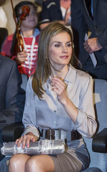 Queen Letizia of Spain attended the opening of the International Music School Summer Courses by Prince of Asturias Foundation