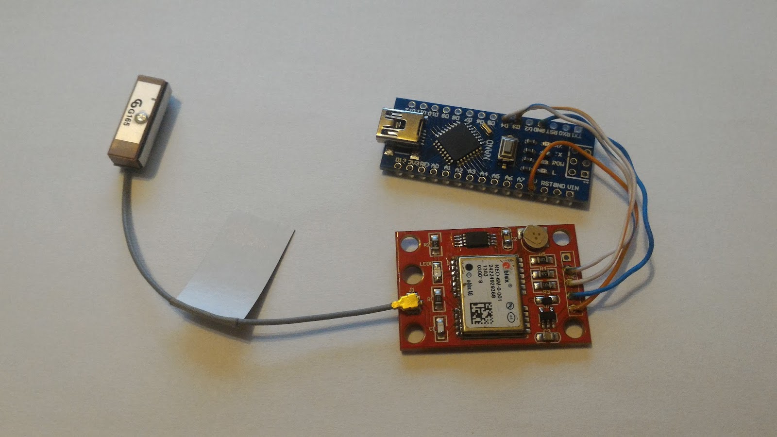 Azuzula: Arduino a GPS NEO-6M