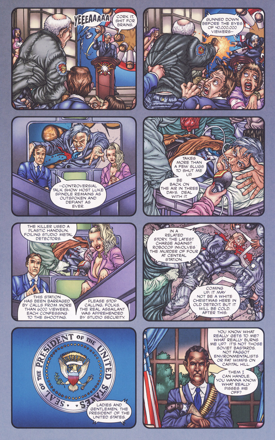 Read online Frank Miller's Robocop comic -  Issue #6 - 18