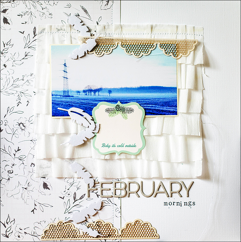 Stephanie Berger - Scrapbooking Layout - Wycinanka - StuckSketches Stephanie Berger - Scrapbooking Layout - Wycinanka - StuckSketches