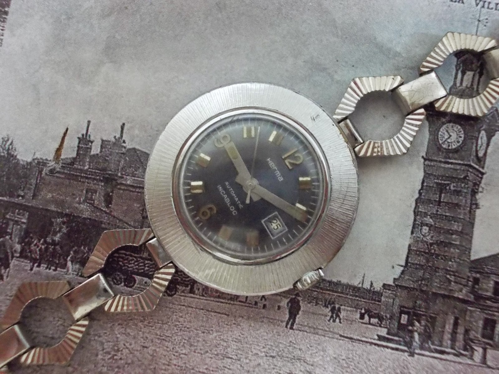 vintage watches: Herma automatic lady watch