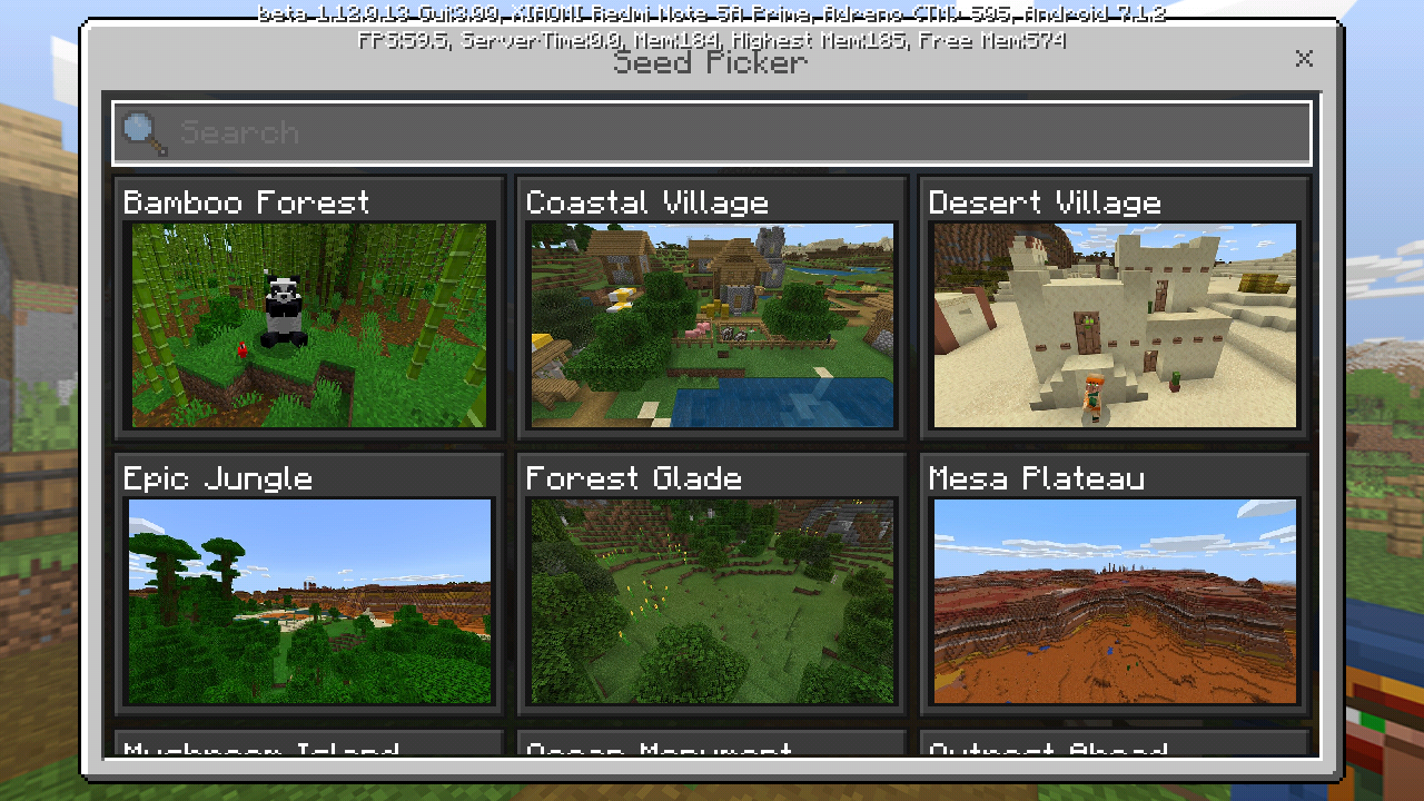 18 Seed Minecraft Pe Terbaik Unik Keren Desa Kota Istana Monumen Bawah Laut Hutan Bambu Pulau Jamur Salju Dll