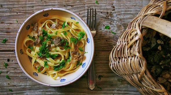 Ricette al Verde: Fettuccine alle Morchelle