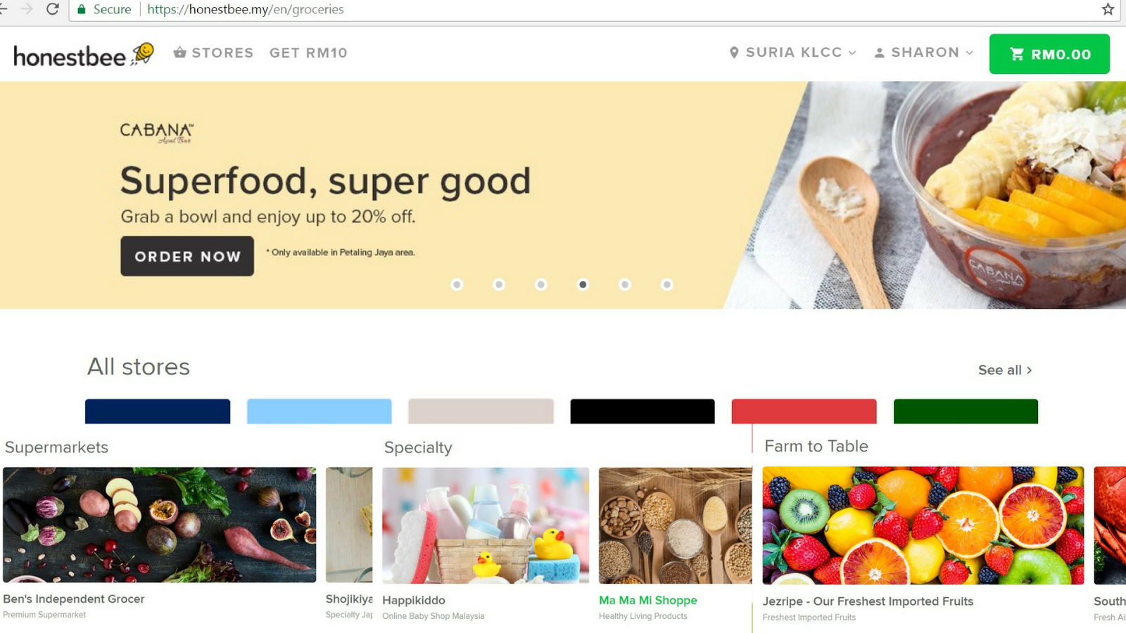 honestbee online delivery malaysia review cash voucher promo code discount code