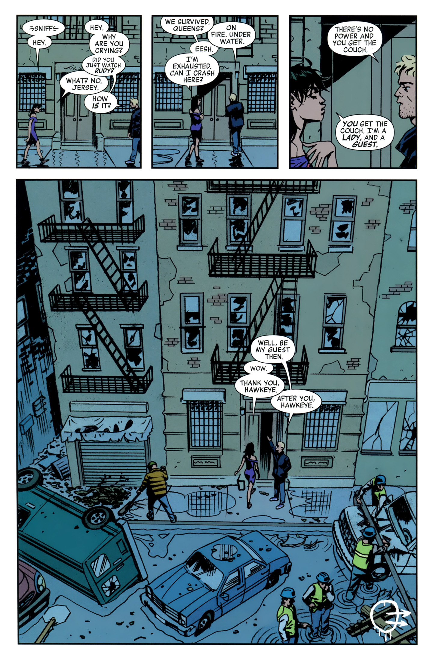 Read online Hawkeye (2012) comic -  Issue #7 - 22