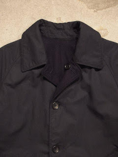 Engineered Garments "Reversible Coat in Dk.Navy 20oz Melton/Nyco Ripstop"