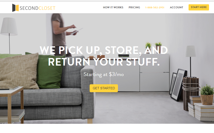 SecondCloset full-service storage facility