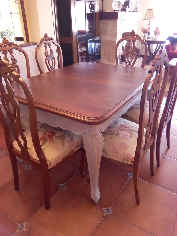 Restauración integral de comedor antiguo Carpintero en Zaragoza