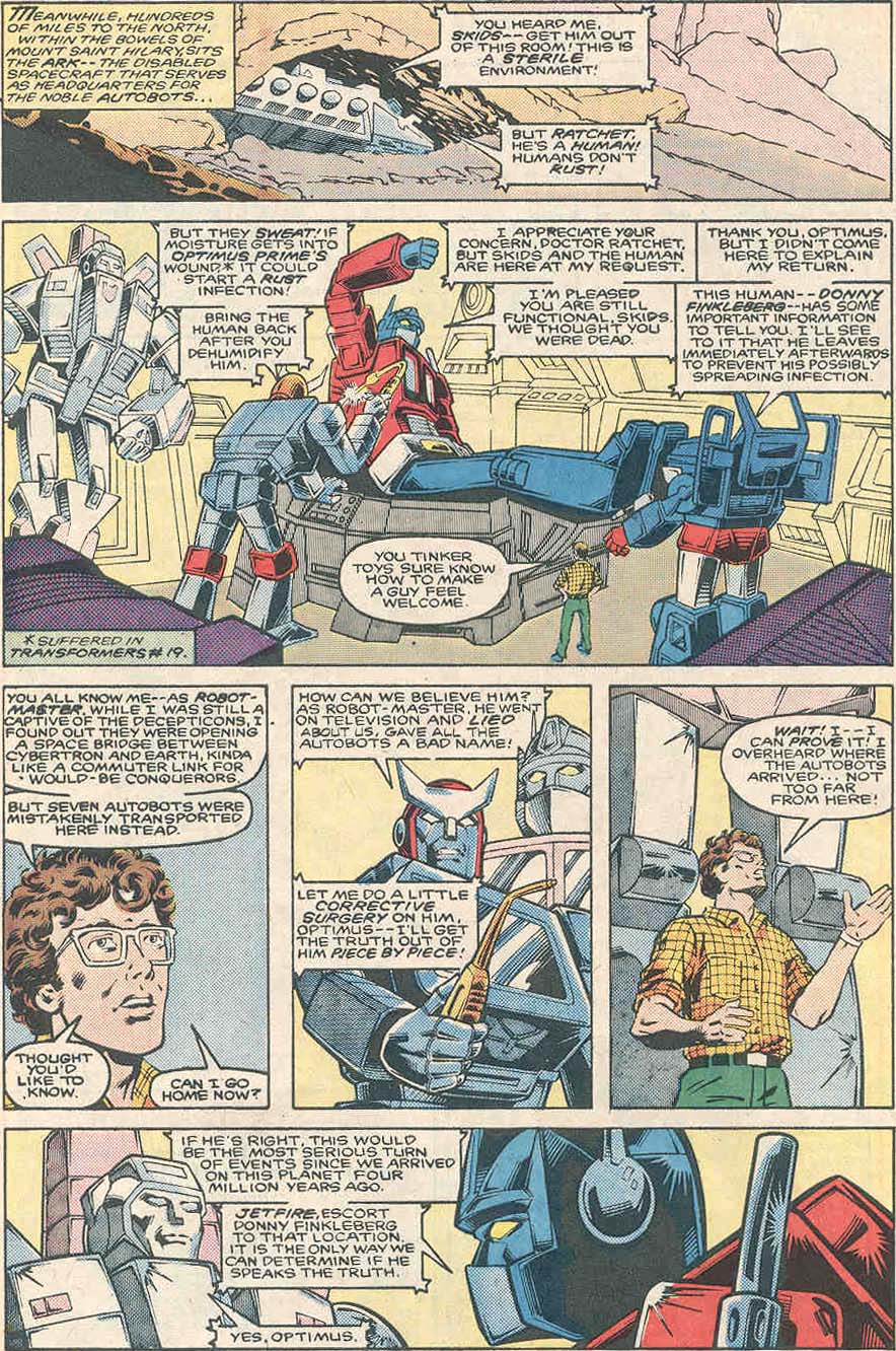 The Transformers (1984) issue 21 - Page 7