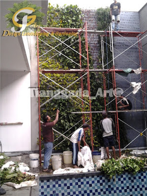 Jasa Pembuatan Taman Vertical Surabaya tianggadha art