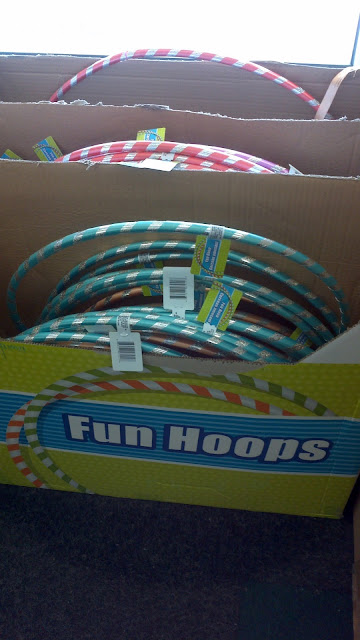 dollar store hula hoops, fun hoops, cheap