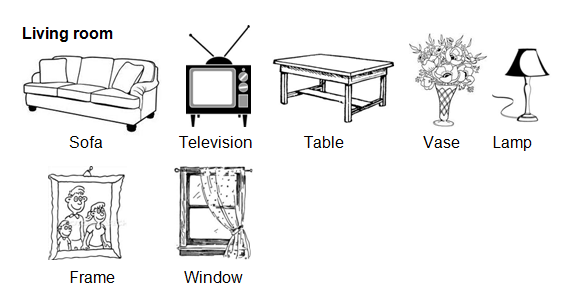 Materi Bahasa Inggris Kelas 1: My Living Room - Website Edukasi