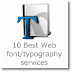10 Best Web font/typography services