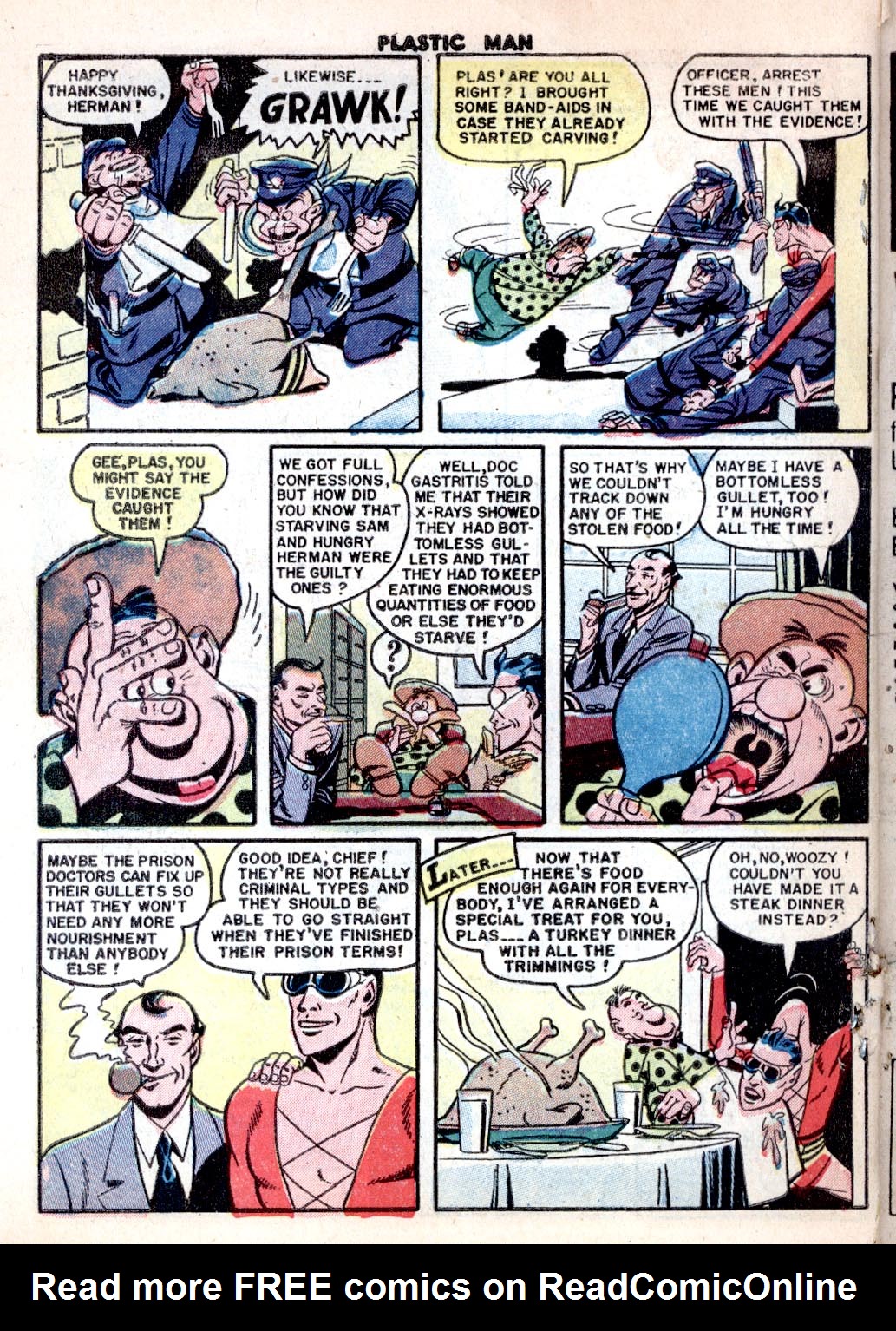 Read online Plastic Man (1943) comic -  Issue #46 - 32