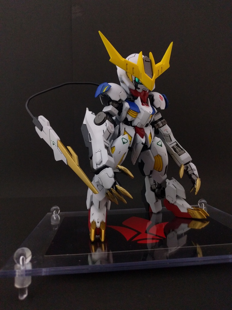Custom Build Sd X Hg 1 144 Gundam Barbatos Lupus Rex Gundam