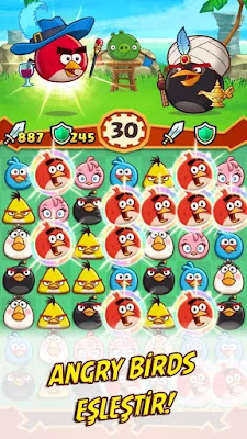 coins hileli angry birds fight hile apk indir