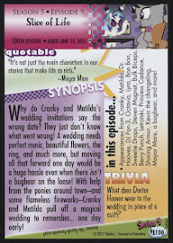 My Little Pony Slice of Life Series 4 Trading Card