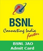 BSNL JAO Admit Card