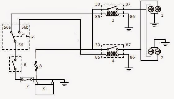 Materi Otomotif  Kelistrikan  U0026quot Rangkaian Lampu Kepala U0026quot