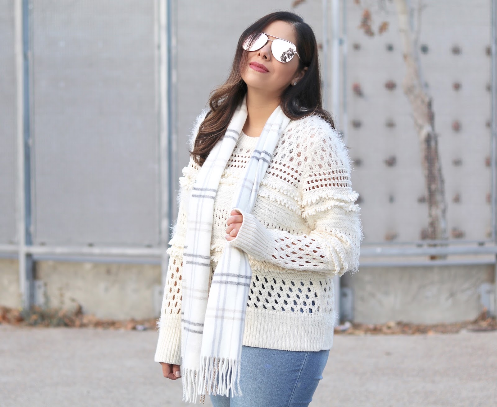 Neutral Colored Winter Outfit - Lil bits of Chic