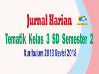 Jurnal Harian Tematik Kelas 3 SD Kurikulum 2013 Revisi 2018 Semester 2 Jurnal Harian Tematik Kelas 3 SD Kurikulum 2013 Revisi 2018 Semester 2