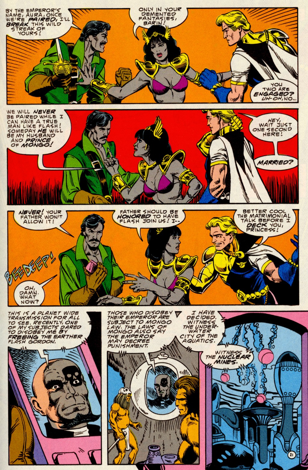 Read online Flash Gordon (1988) comic -  Issue #3 - 21