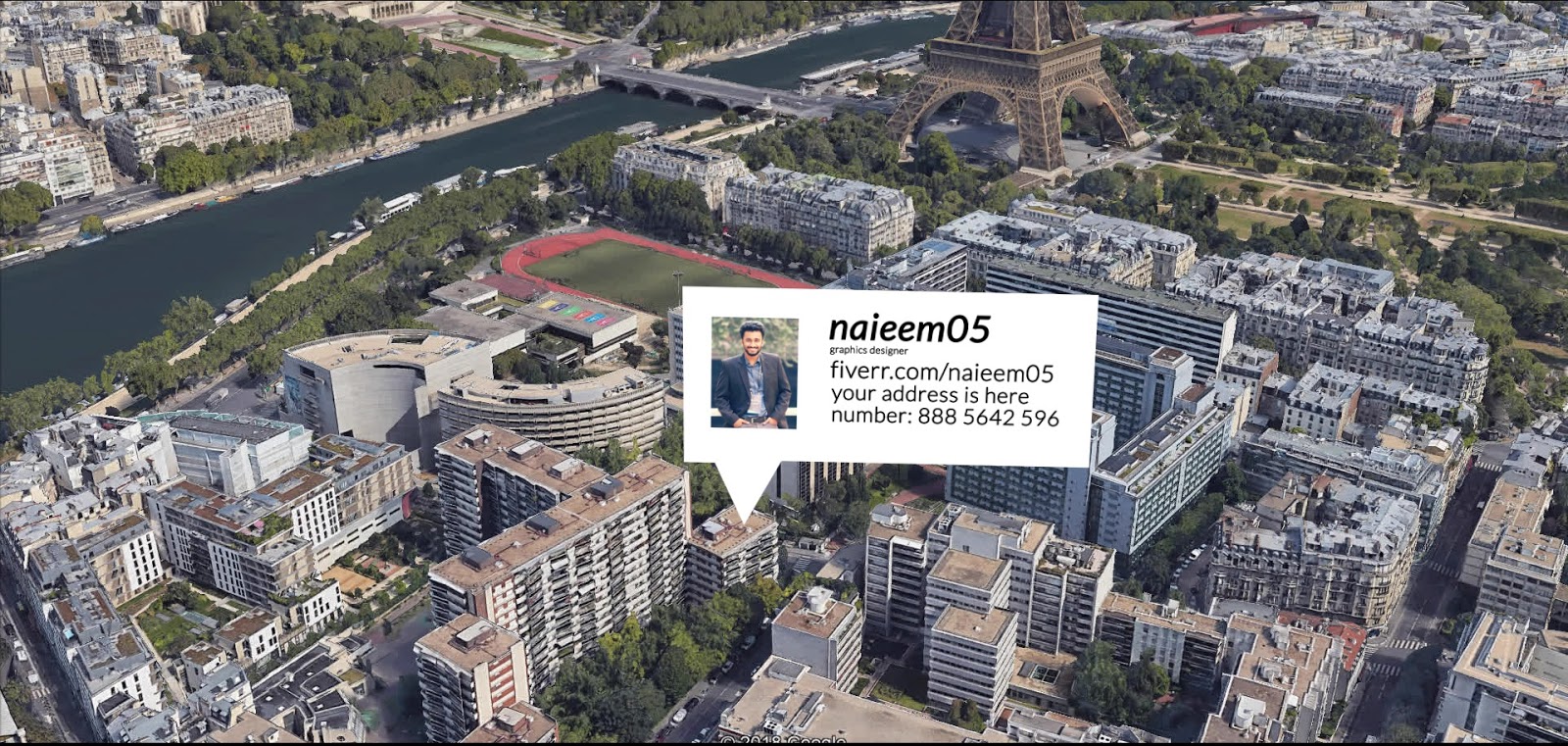 Google Map, Zoom And Point Your Location Animation Digital Marketing