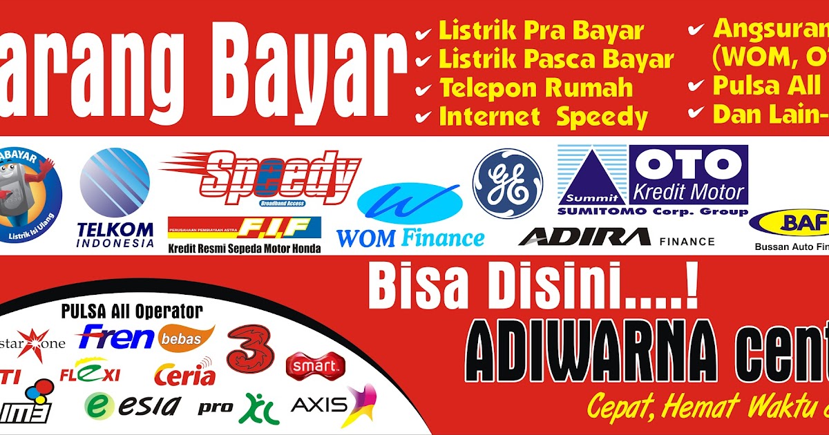 Banner Pulsa All Operator Cdr desain spanduk keren Banner Pulsa All Operator Cdr desain spanduk keren