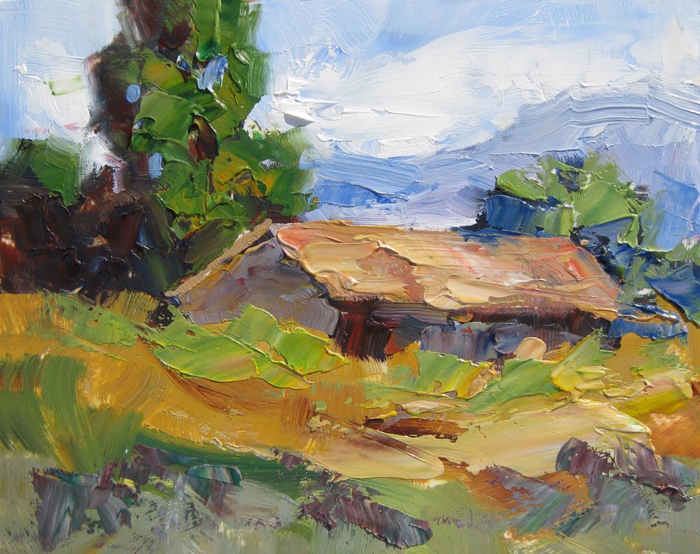 Painting With Oil Over The Surface Painting With Oil Over The Surface