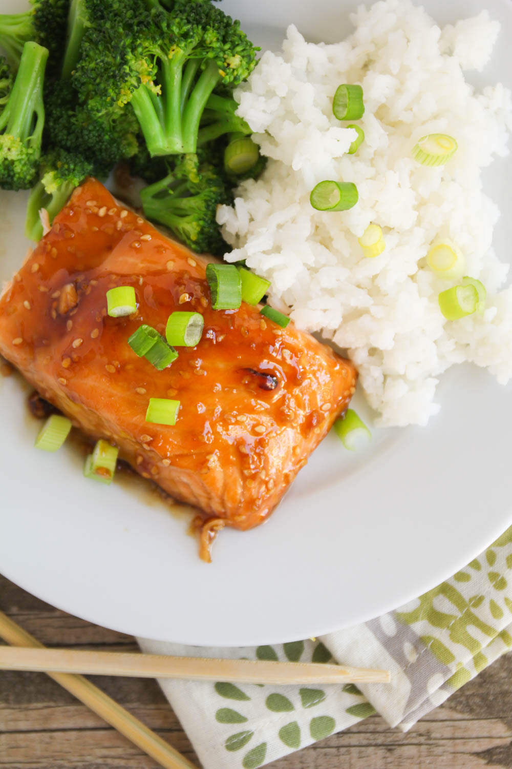 This baked teriyaki salmon is super simple to make and incredibly flavorful and delicious!