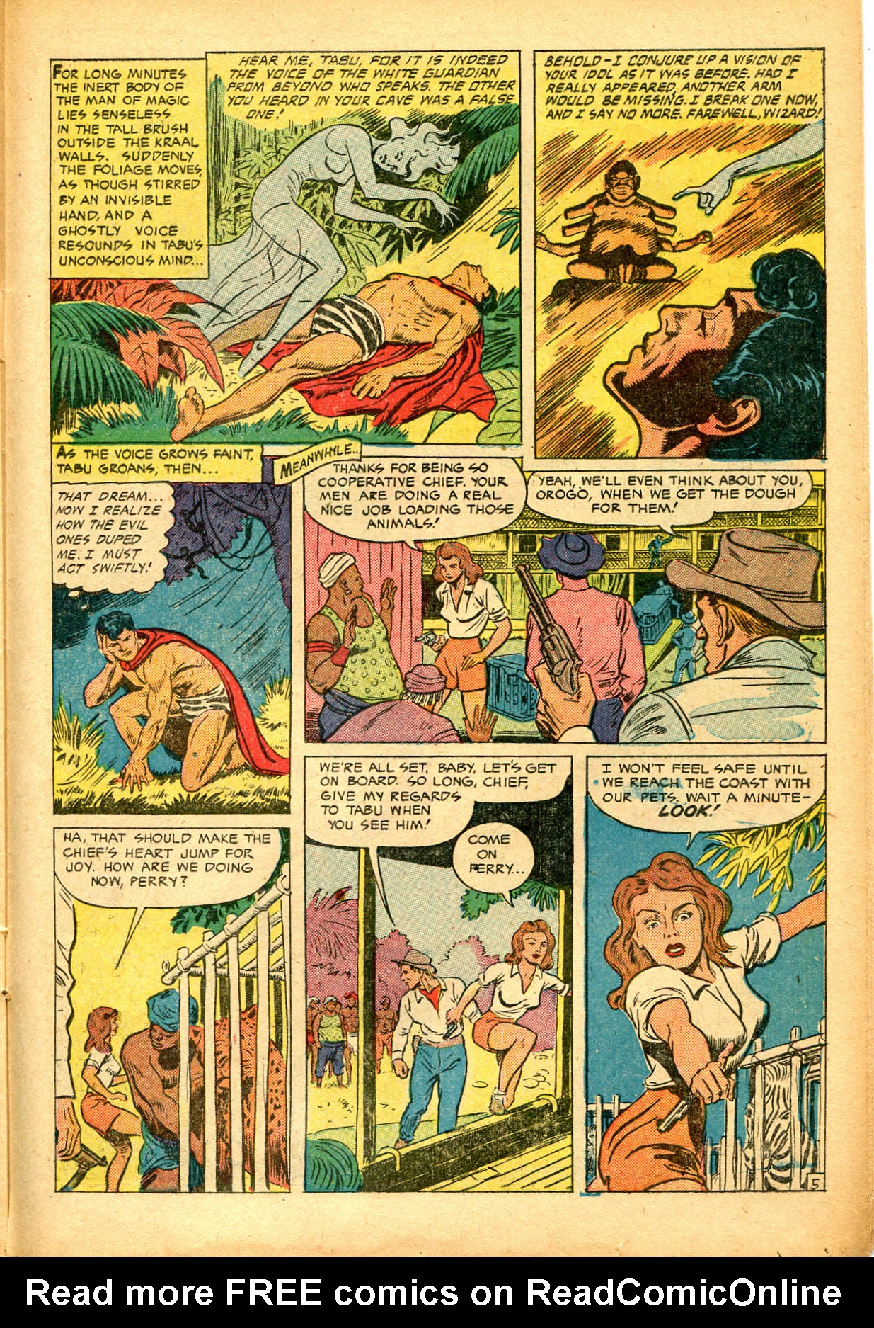 Read online Jungle Comics comic -  Issue #135 - 37