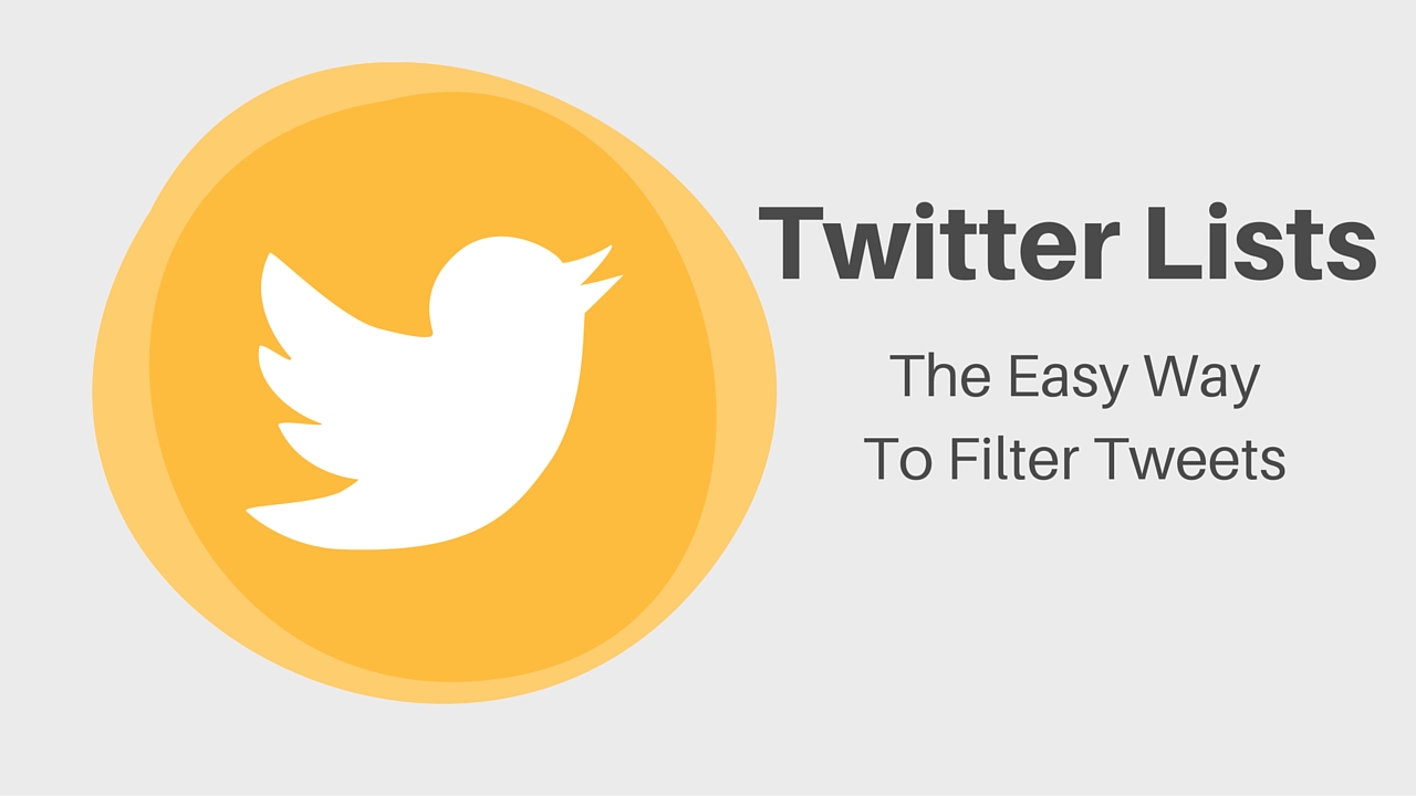 Twitter Lists The Easy Way To Filter Tweets SeptVidChallenge Jo