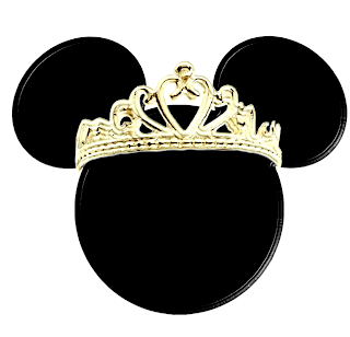 Minnie con corona de princesa disney dorada