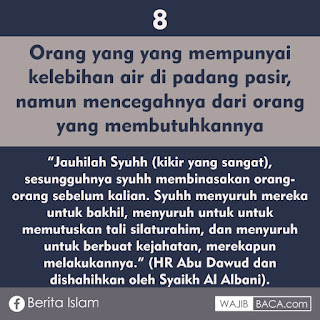 9 Golongan Manusia yang tidak akan Diajak Bicara oleh Allah di Akhirat