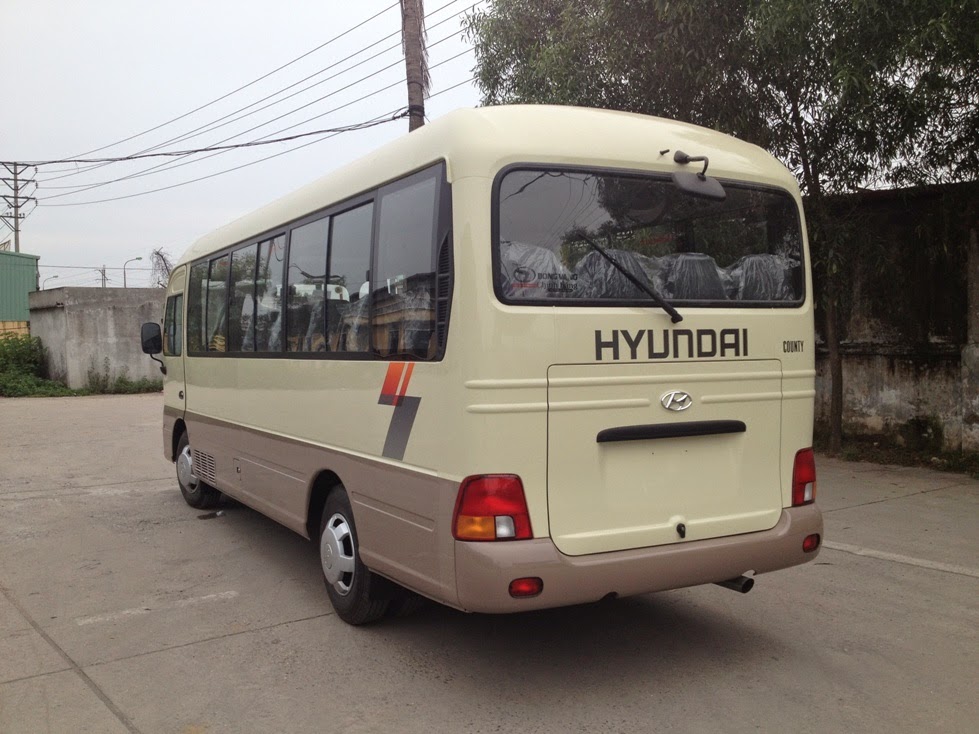 Xe Hyundai County 29 chỗ Đồng Vàng - TC MOTOR HYUNDAI