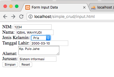 cara membuat crud dengan php dan mysql untuk pemula cara membuat crud dengan php dan mysql untuk pemula