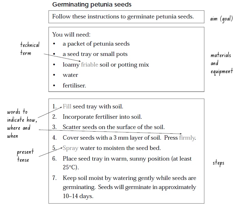 English Maker Text types