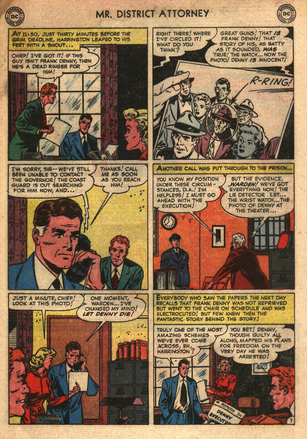 Read online Mr. District Attorney comic -  Issue #26 - 39