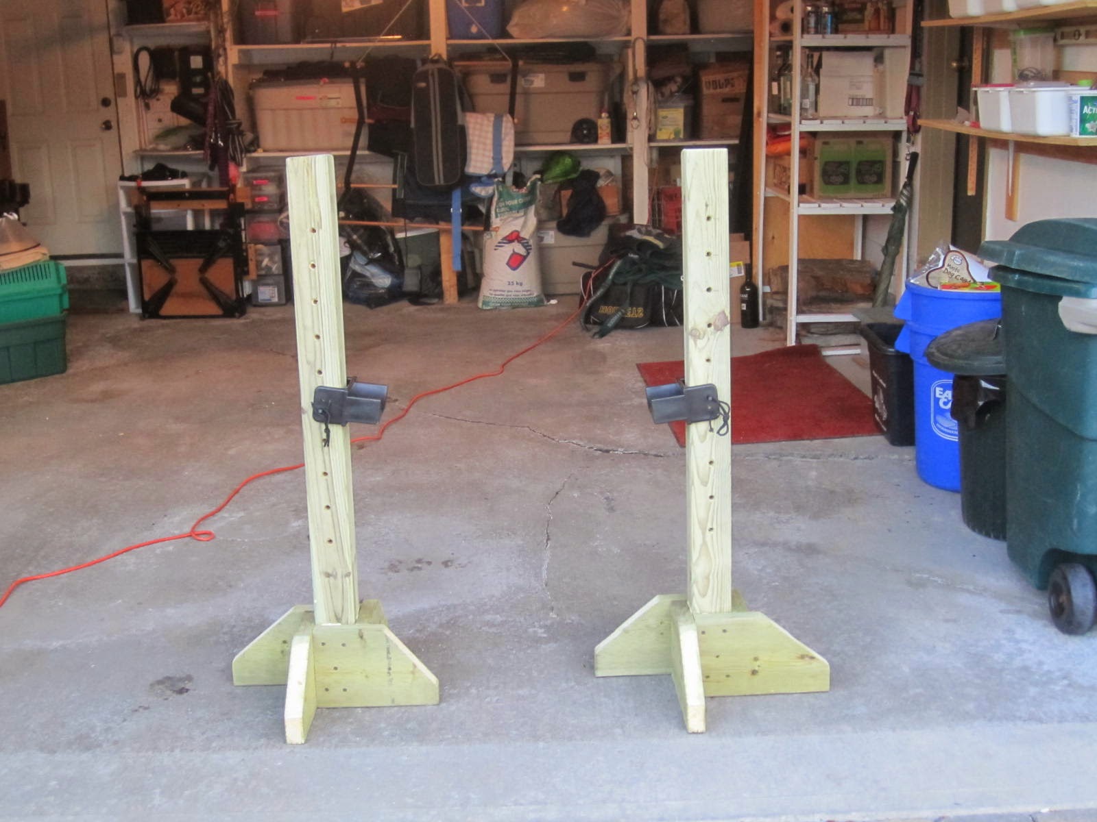 Renos/Woodworking Projects Equestrian Schooling Jump Standards with Poles