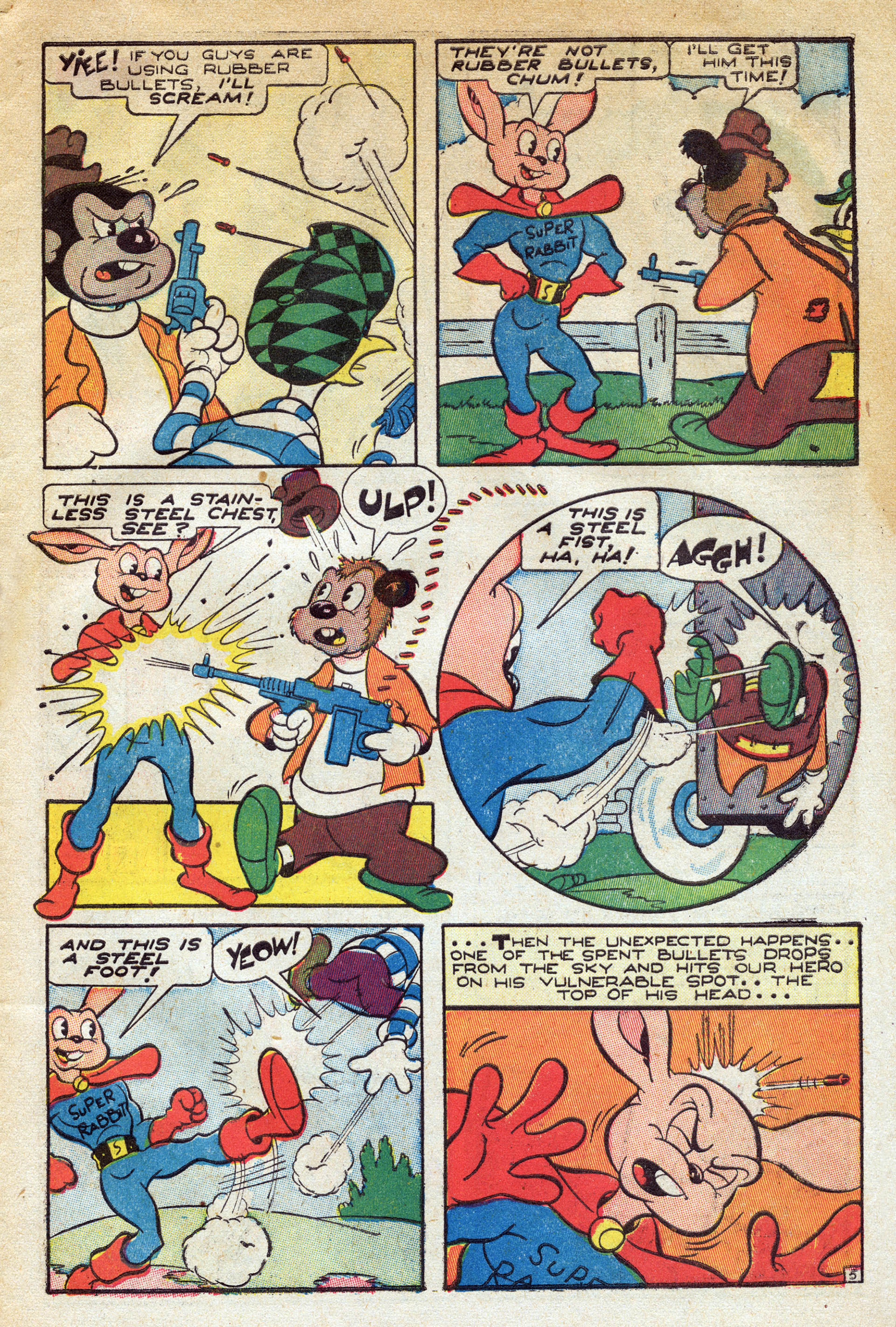 Read online Super Rabbit comic -  Issue #4 - 7